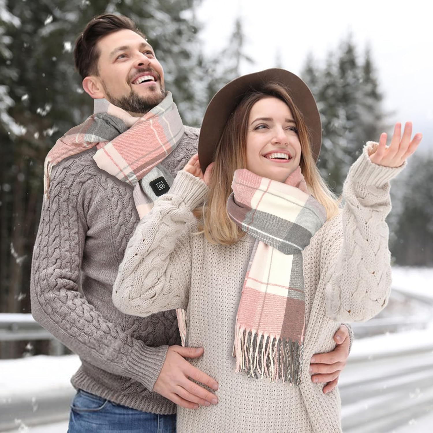 Heated Scarf for Women Men, Eletric Heated Scarf with Rechargeable Battery 5000mAh, Ideal Gift for Christmas - Image 7