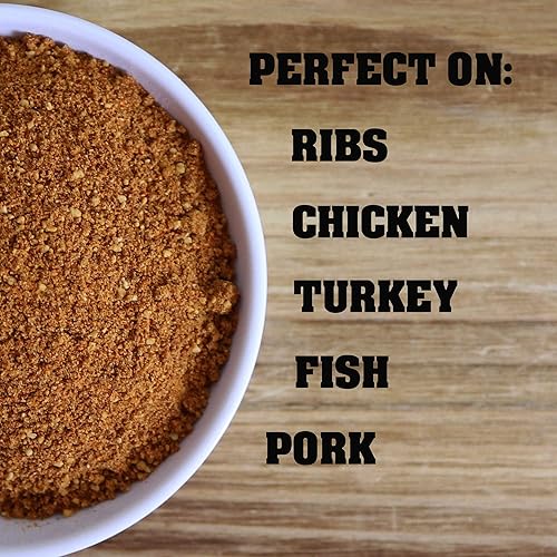 Vista 31 de Kick Butt Spice Rub Set de regalo de condimentos y sal de especias – condimento gourmet (7 onzas) – Uso en Ribs Chicken Streak (juego de regalo)