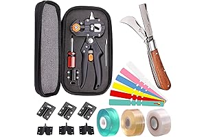 Professional Grafting Tool Kit: NAYE 2 in 1 Grafting Scissor Shear with Six Enhanced Blades