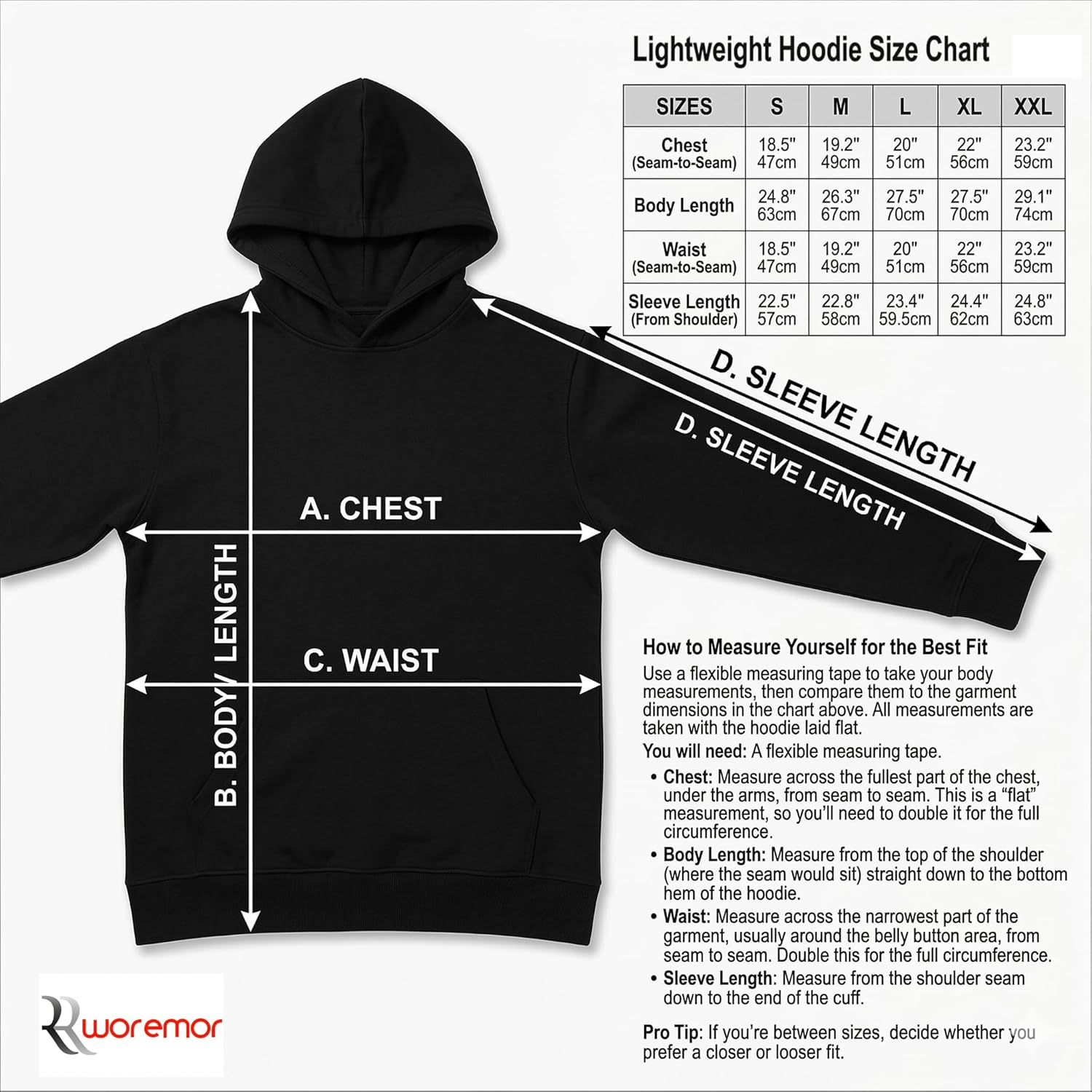 Lightweight EMF Hoodie - 5G RF Shielding Clothing, Silver Faraday Fabric