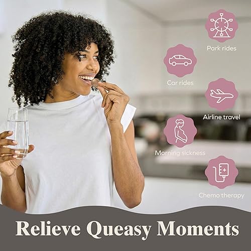 Miniatura 4 de Three Lollies Queasy Drops - Sabor Cola - Alivio de las náuseas y del mareo de viaje, calma la boca seca y estabiliza el estómago - Ingredientes