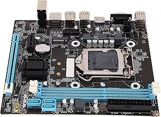 Lazmin112 H81 Gaming Motherboard with Dual Channel DDR3 M.2 NVMe NGFF6Gbps Motherboard PC LGA 1150 Micro ATX, Supports I3 …