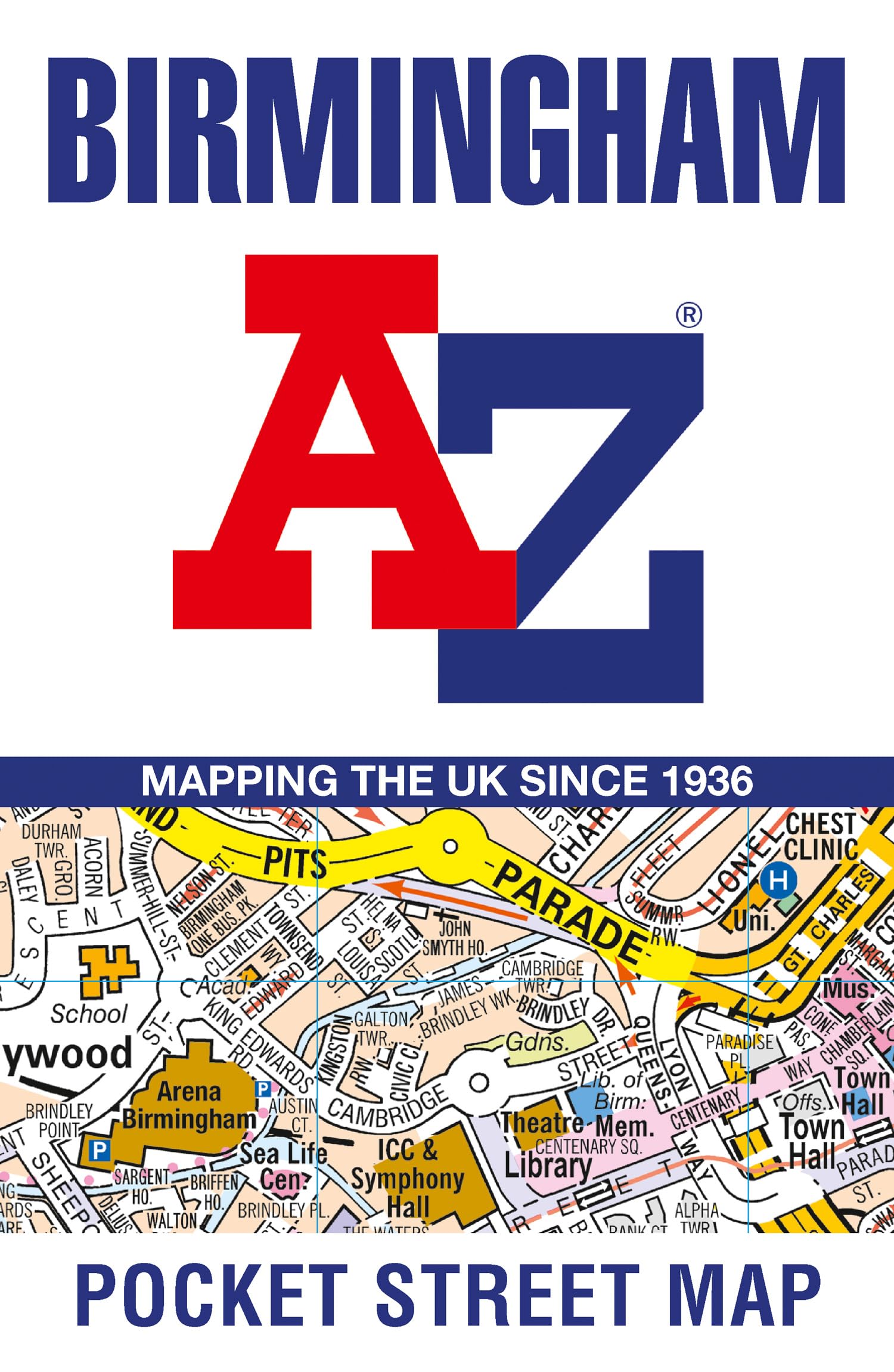 Birmingham A-Z Pocket Street Map: Accurate street map for easy navigation