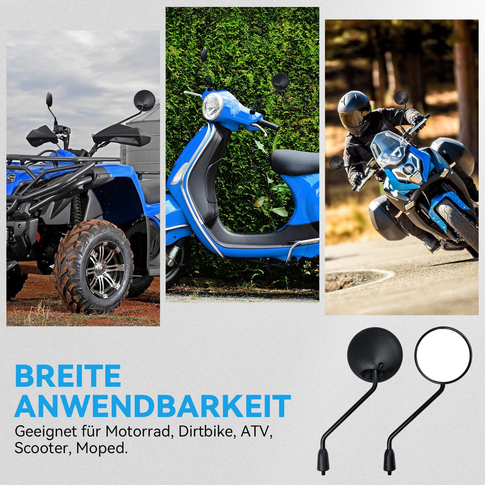 Lampa Vink spiegel set | Motor spiegel set | hoogwaardige kwaliteit