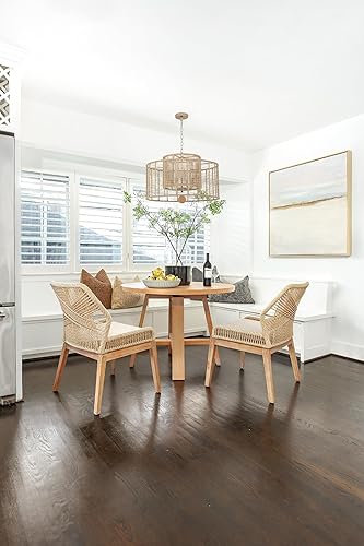 Miniatura 10 de Jayna - Candelabro de 4 luces de plata bruñida, lámpara de techo - Candelabros para pasillo, sala de estar, vestíbulo, granja - Candelabro moderno