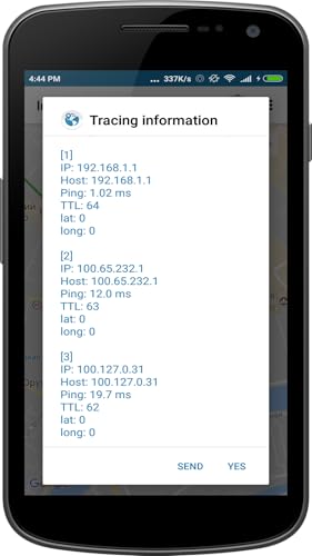 Intrace: Visual Traceroute