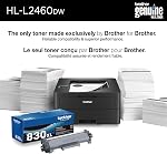 Brother HL-L2460DW Imprimante laser monochrome sans fil de bureau – Duplex sur l'encre et toner avec un abonnement rafraîchi