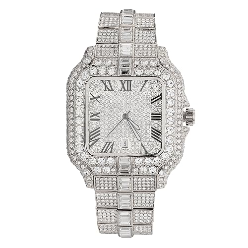 Halukakah Watch for Men - Moissanite Diamond Iced Out -