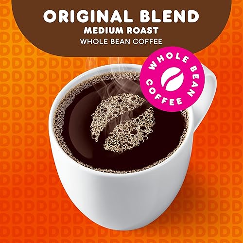 Miniatura 5 de Dunkin' Original Blend - Café de grano entero de tostado medio, 18 onzas
