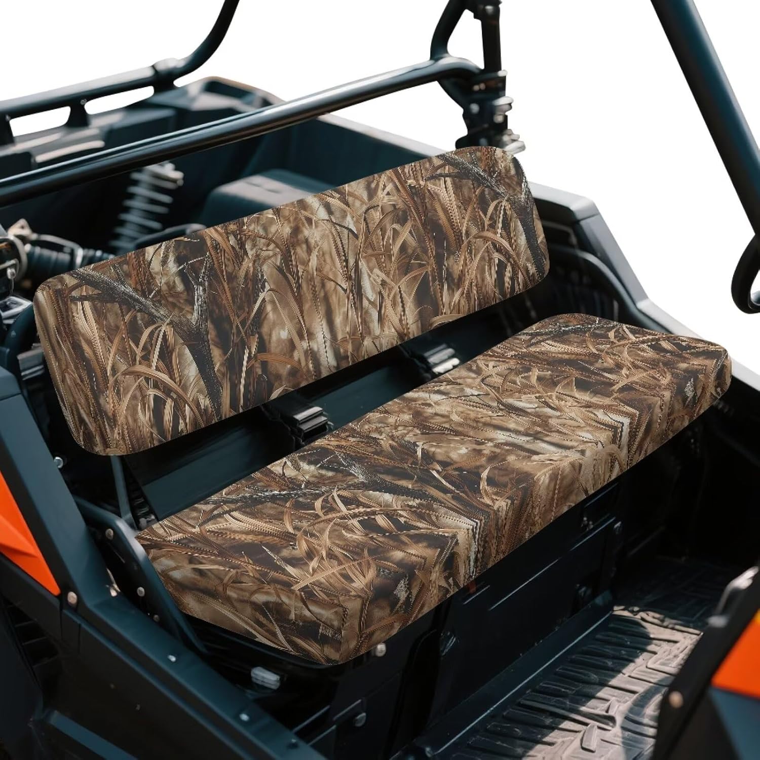 Duck Hunting UTV Seat Cover Full Protection Mule Bench Seat Cover Easy Installation UTV Accessories Anti-Scratch Compatible with Kawasaki Mule 4010