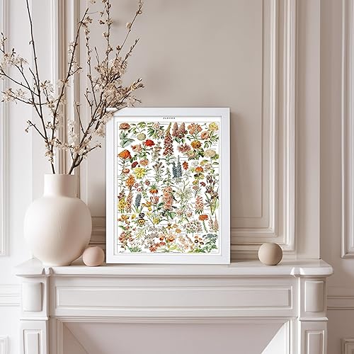 Miniatura 222 de Poster Master Póster vintage de orquídea, estampado de flores retro, arte de pared de plantas exóticas, arte botánico, regalo para hombres y
