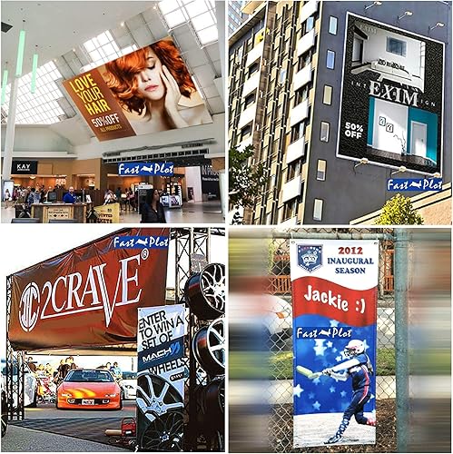 Miniatura 8 de FastPlot Banner de vinilo para exteriores, impermeable, 15 mil 14.11 oz, rollo de 24 pulgadas x 60 pies, núcleo de 2 pulgadas
