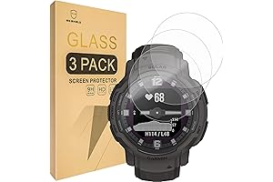 Tempered Glass Screen Protector for Garmin Instinct Crossover Series: Solar Tactical Edition,...