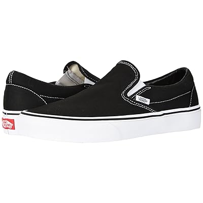 Vans Classic Slip On Shoes Black (Canvas)