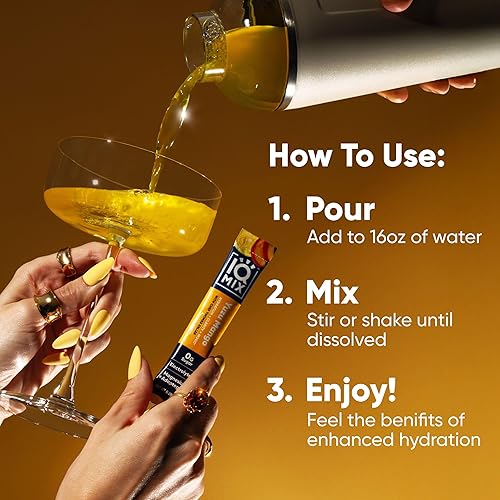 Miniatura 7 de IQMIX x Chef Thomas Keller - Polvo de electrolito de hidratación - Fórmula 4 en 1 para hidratación, claridad mental, estado de ánimo y recuperación