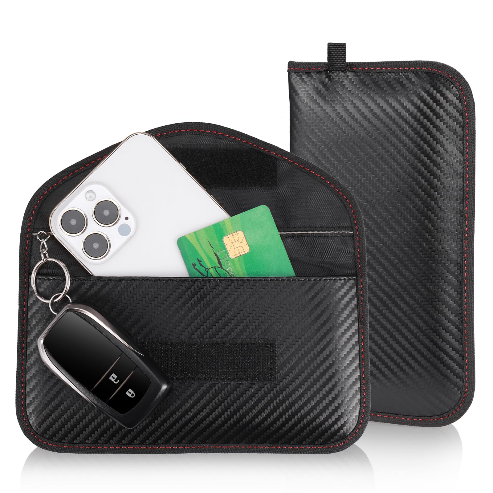 Lotto borsa Faraday blocco portafoglio cellulare blocco segnale RFID