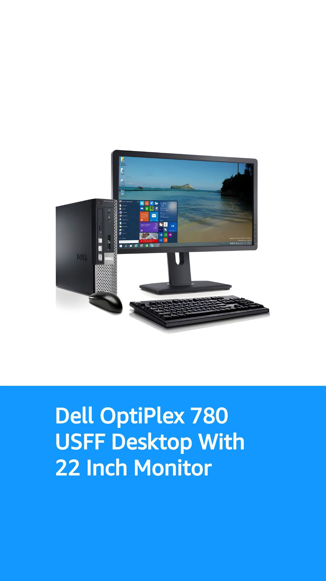 DELL Desktop Computer Package with 22 inches Monitor, Intel Core 2