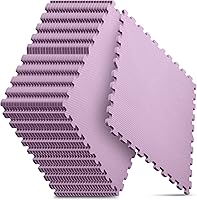 Vista 23 de Tapete de Gimnasio para Casa, Tapete de Ejercicio tipo Rompecabezas, Baldosas de Espuma EVA Entrelazadas para Equipos de Entrenamiento en Casa