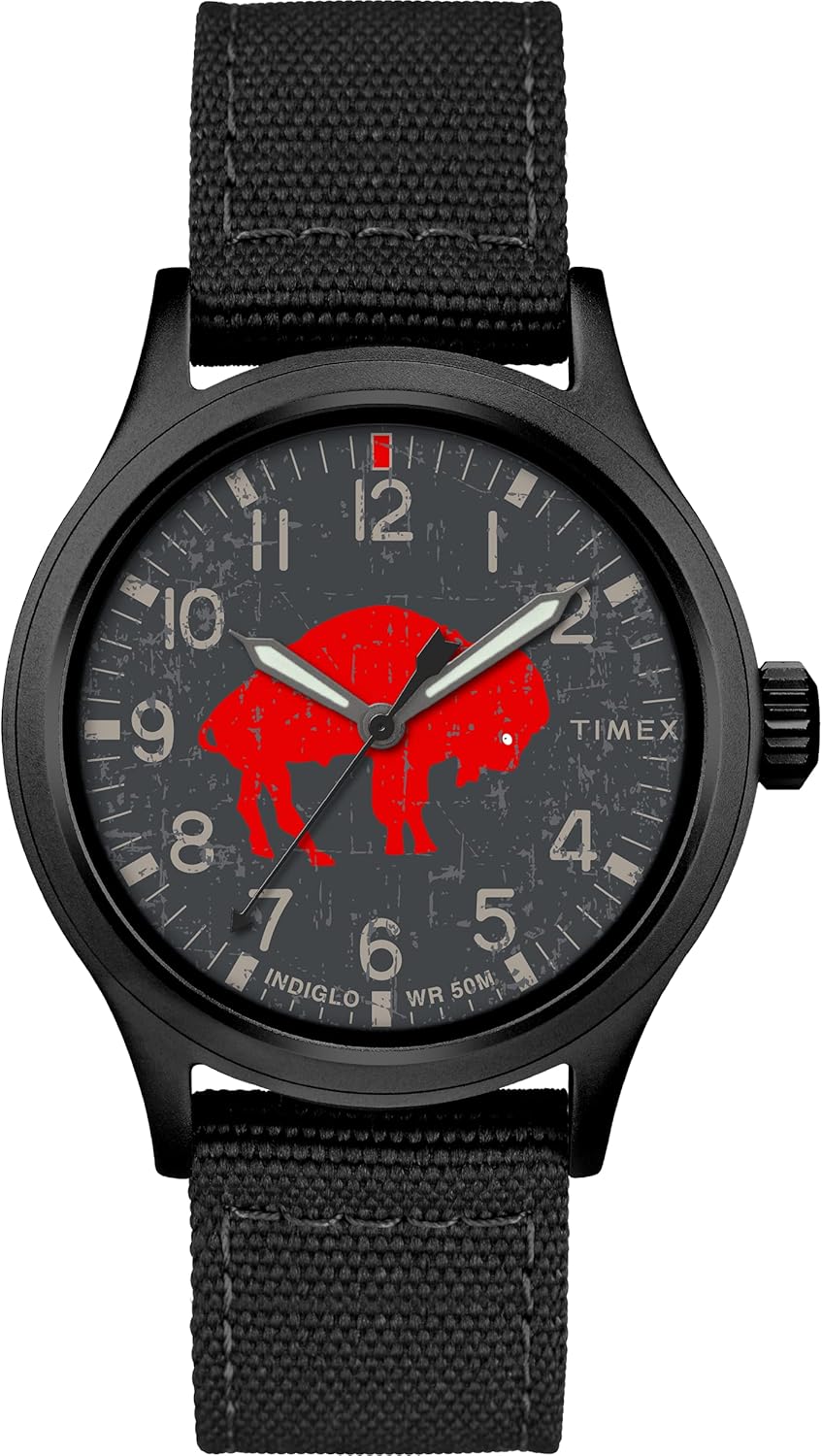 Timex Tribute Men's NFL Scout 40mm Quartz Fabric Strap