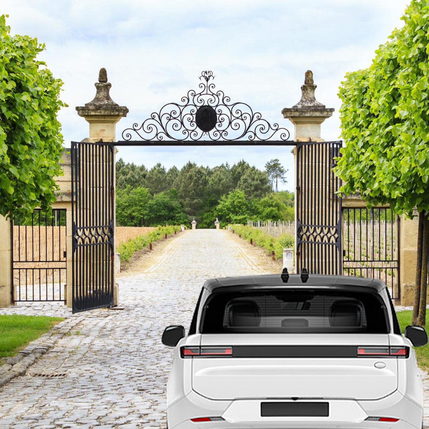 2 unidades de abridor de puerta de garaje, mando a distancia, accionamiento de puerta de doble hoja con 4 botones, 433 MHz para coches, puertas de garaje, mandos a distancia