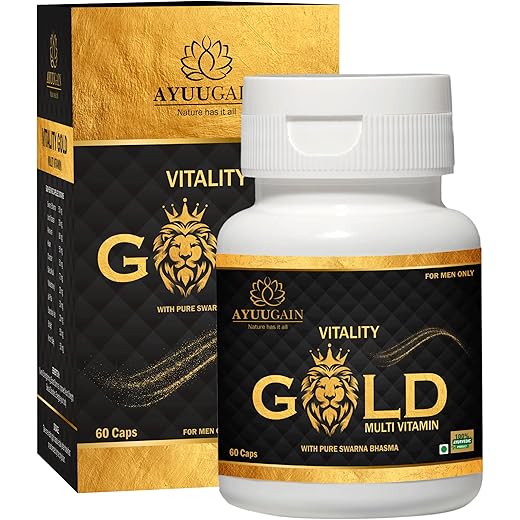 Ayugain Vitality Gold - Stamina Booster 60 Capsules