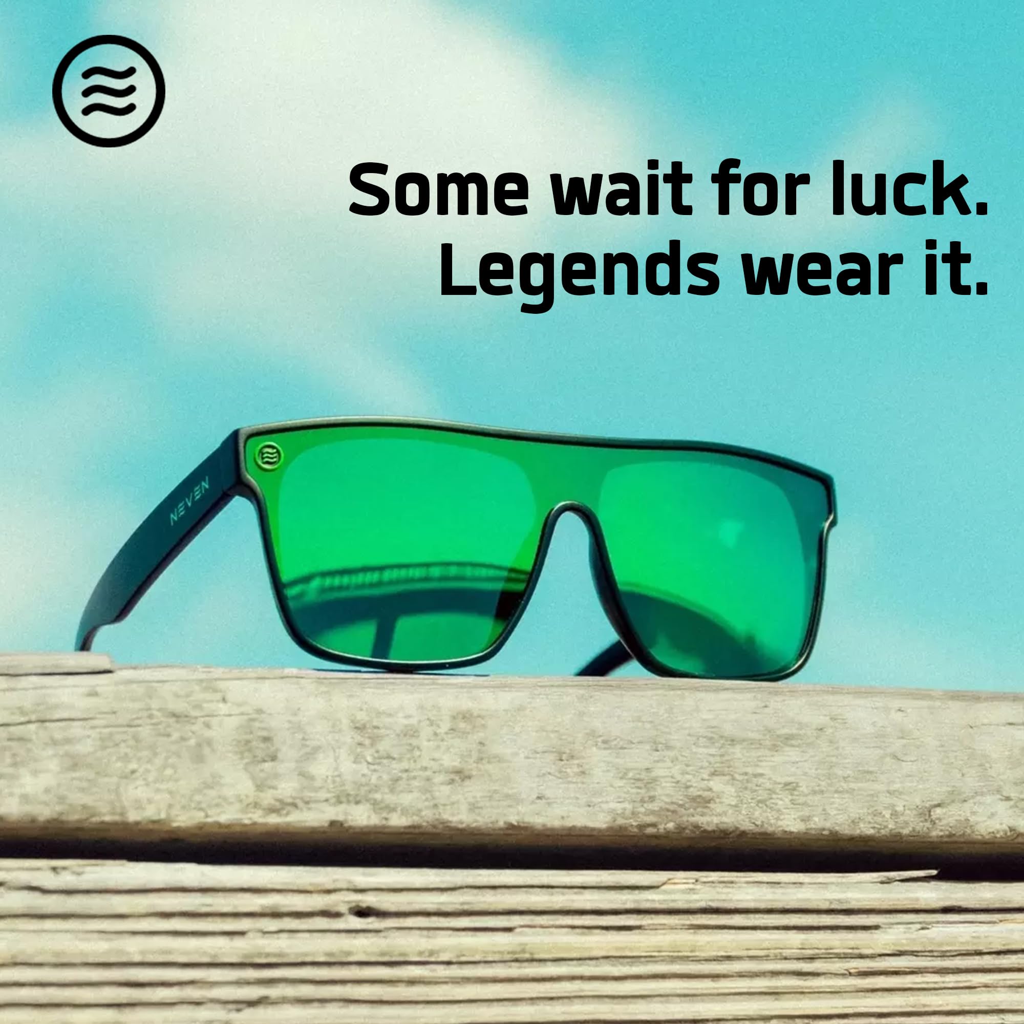 NEVEN Legend TR90 - Lentes de sol polarizados para hombres y mujeres, lentes de sol deportivos de ajuste grande/XL para estilos de vida activos