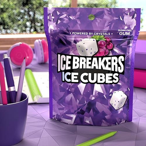 Miniatura 5 de Goma de mascar Ice Breakers Ice Cubes sin azúcar