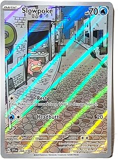 Pokemon - Slowpoke 204/198 - Scarlet & Violet - Illustrator Rare - Holo Full Art