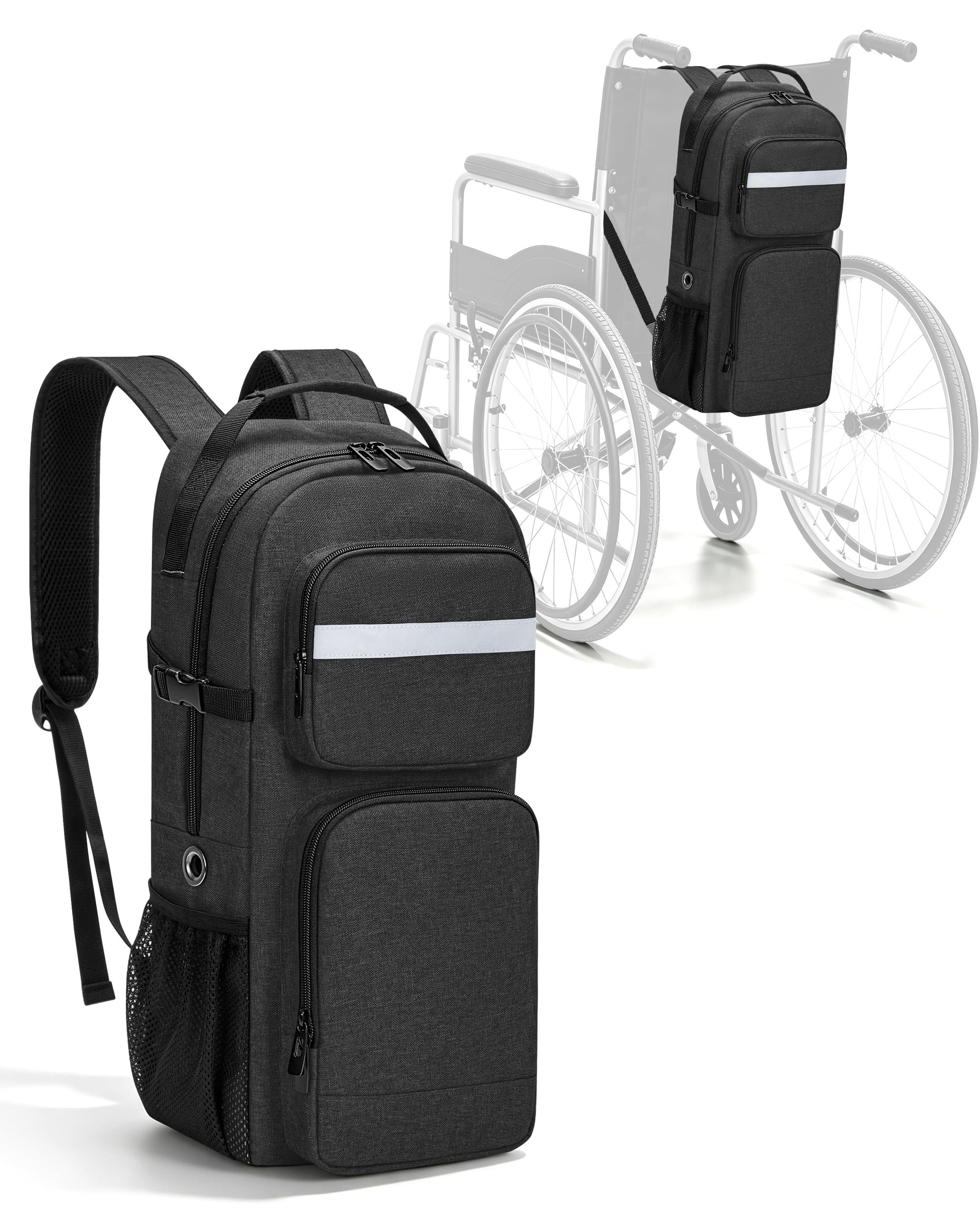 CURMIO Sac à Dos pour Bouteille Oxygène de Types D/M15 et JD/M22, Noir