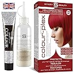 Smart Beauty Red Hair Dye with Plex Anti-Breakage Technology Protecting and Restoring Hair Structure, Plum Color, Vegan and Cruelty-Free