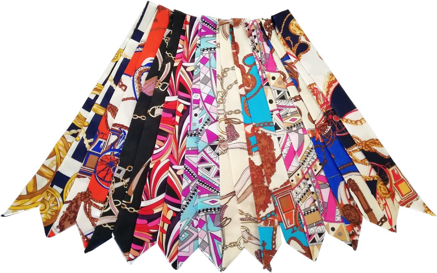 10Pack Fashion Bag Handbag Handle Ribbon Scarf Package Band Hair Head