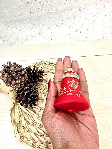 Miniatura 2 de Adornos de cristal para árbol de Navidad  2.638 in2.625 pulgadas 4 piezas esferas decoradas de Christmas By Krebs sin costuras para colgar en