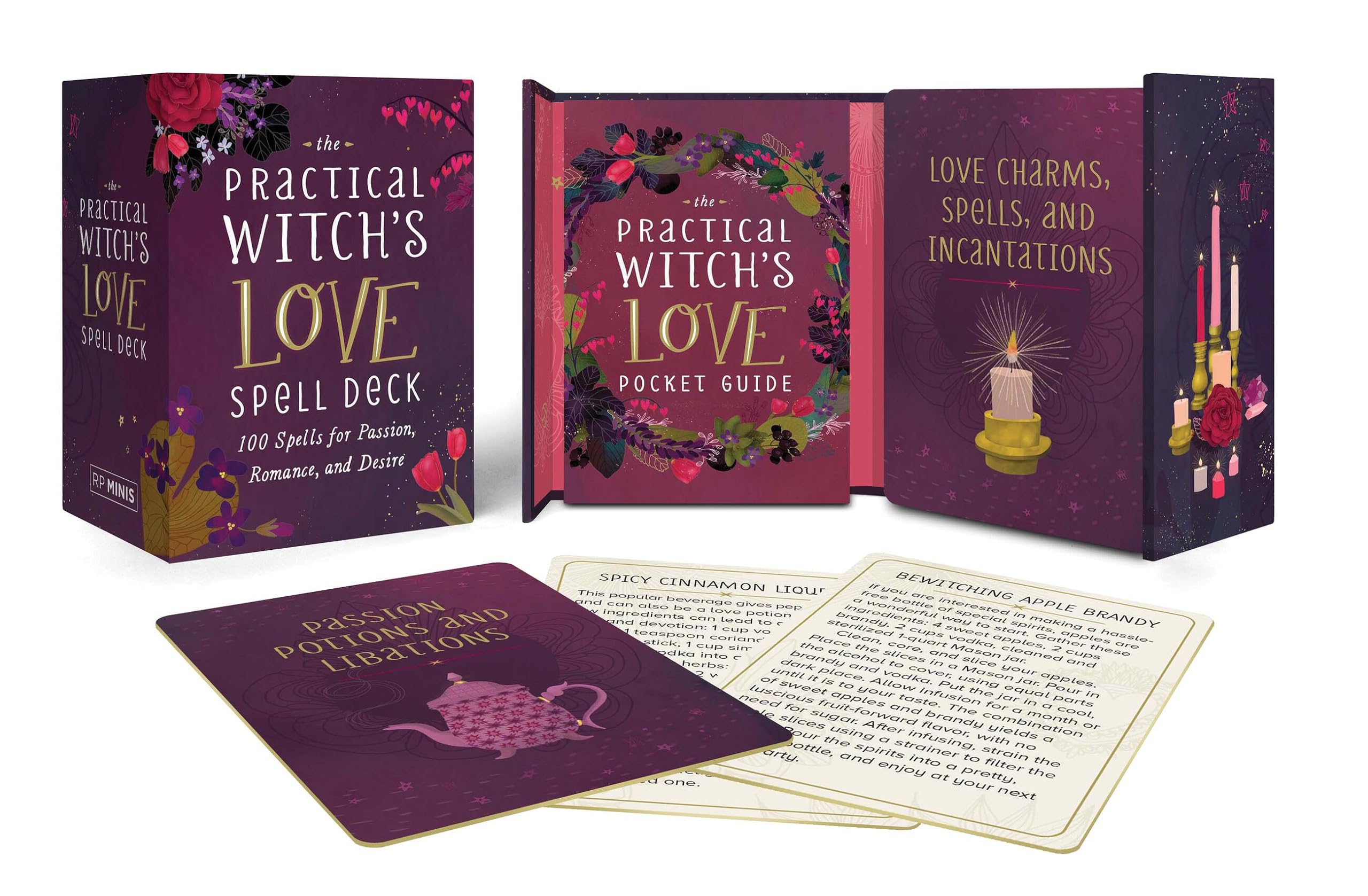 The Practical Witch's Love Spell Deck by Cerridwen Greenleaf,... - 9780762483068