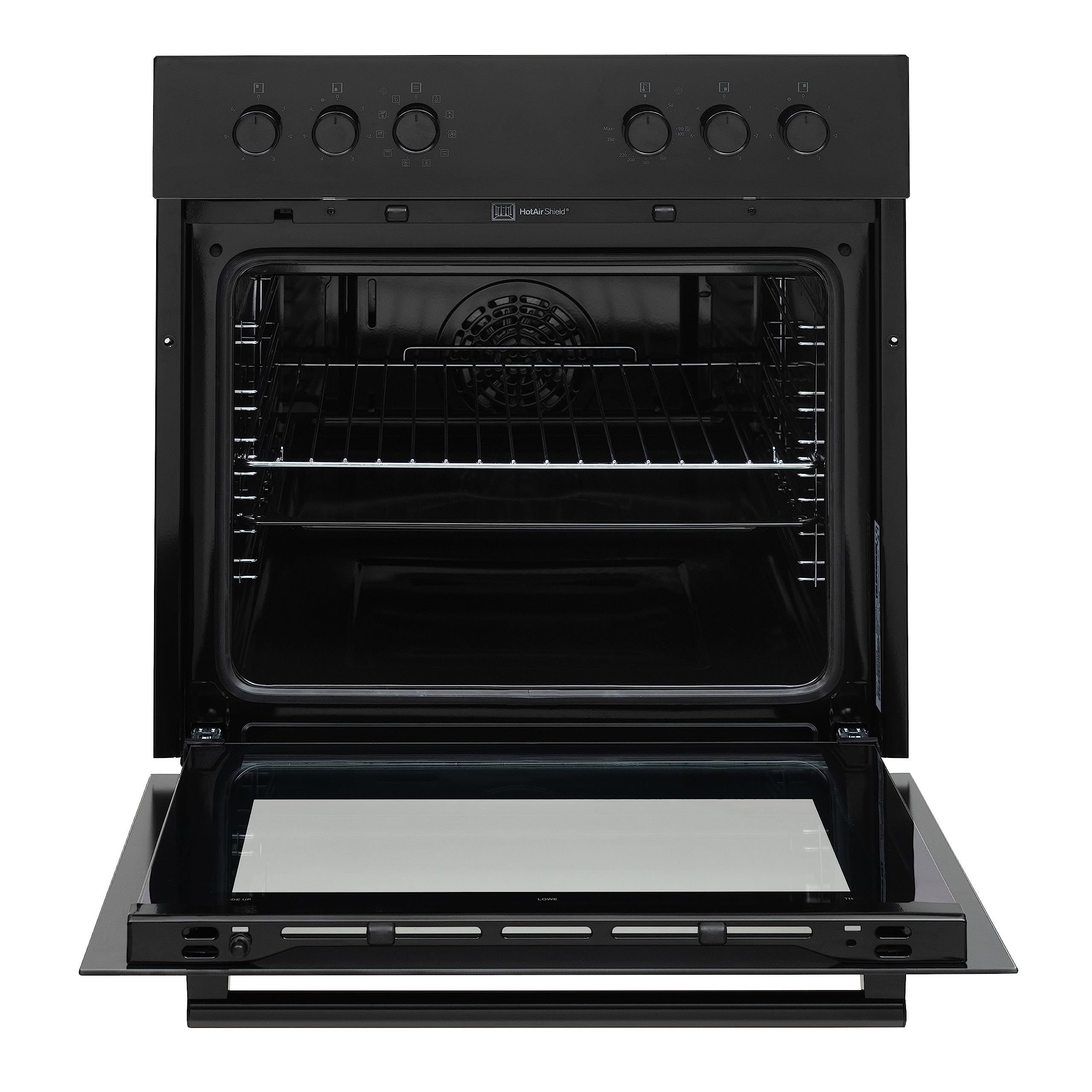 Telefunken ECHS65A-B2 Einbauherd-Set 60 cm 65 Liter Glaskeramik-Kochfeld 4 Zonen Backofen mit Grill Umluft Edelstahl