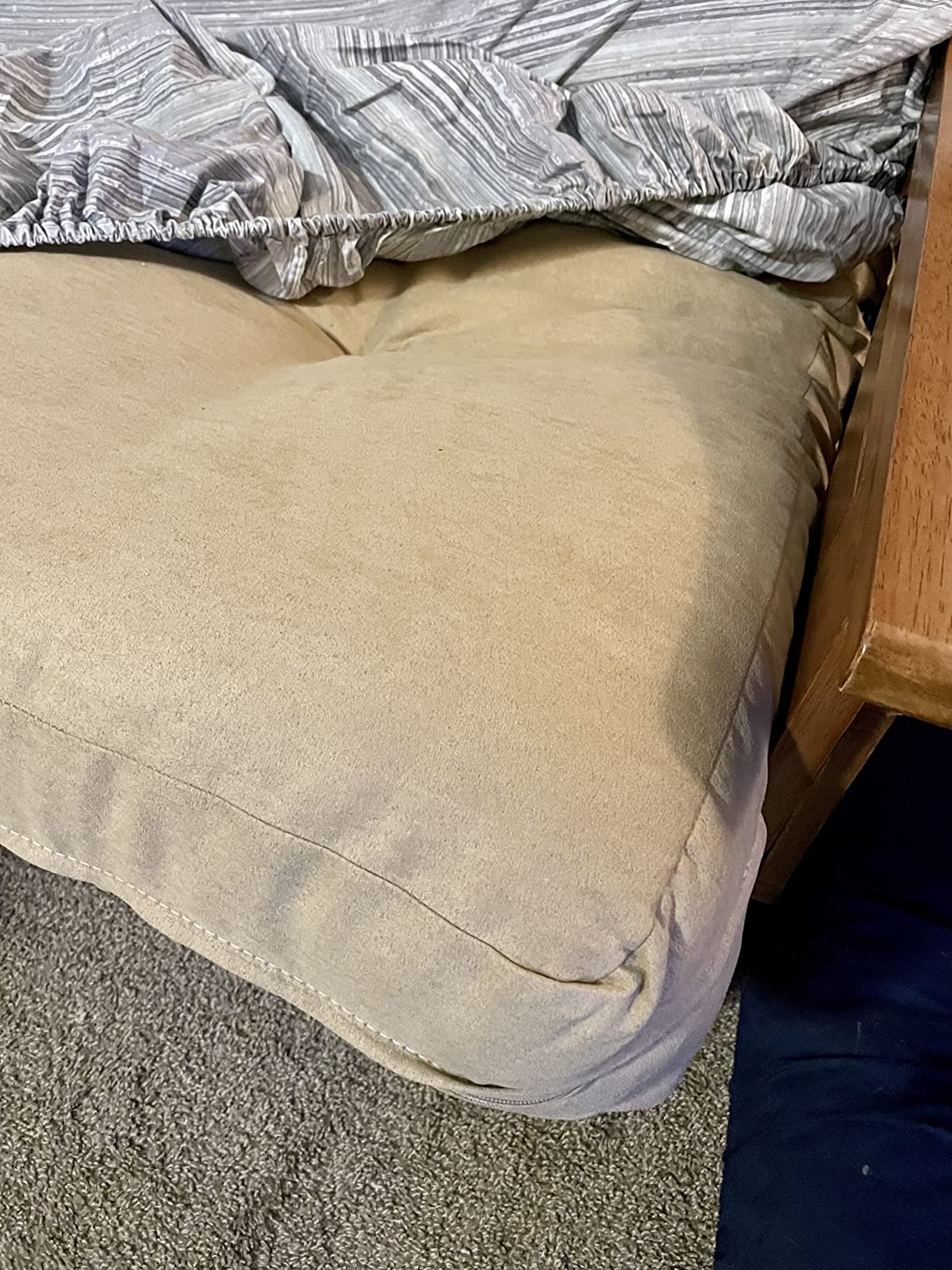 74/mo Finance Nirvana Futons Brentwood Tray Arm Futon Frame, Drawers