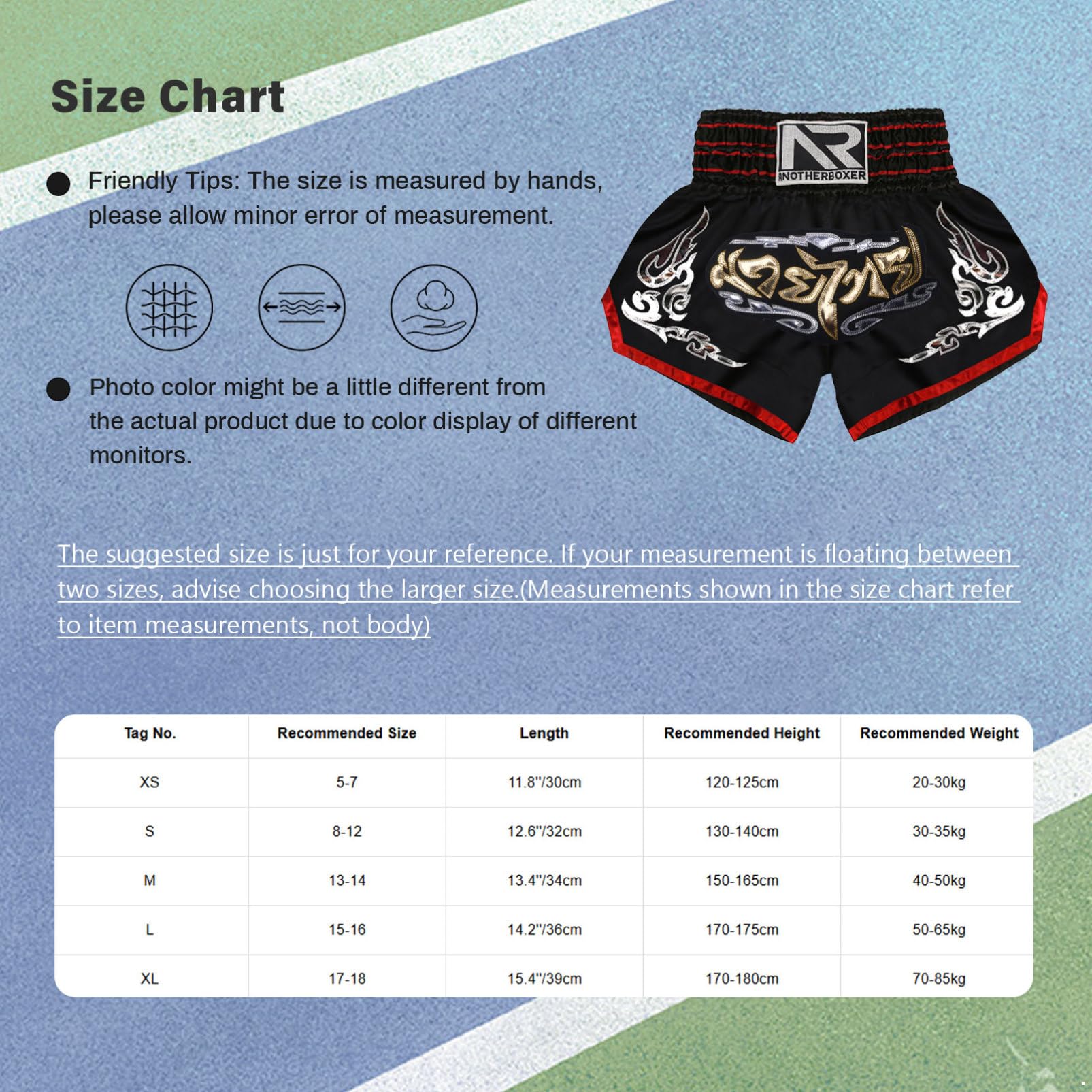 Pantalones Cortos De Muay Thai para Niños Pantalones Cintura Elástica Calzoncillos De Boxeo Shorts para Kickboxing MMA