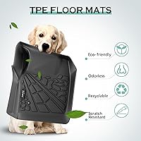 Vista 7 de KARPAL - Tapetes para 1a y 2a fila de asientos de auto, para todo tipo de clima, de ajuste personalizable, hechos de elastómero termoplástico