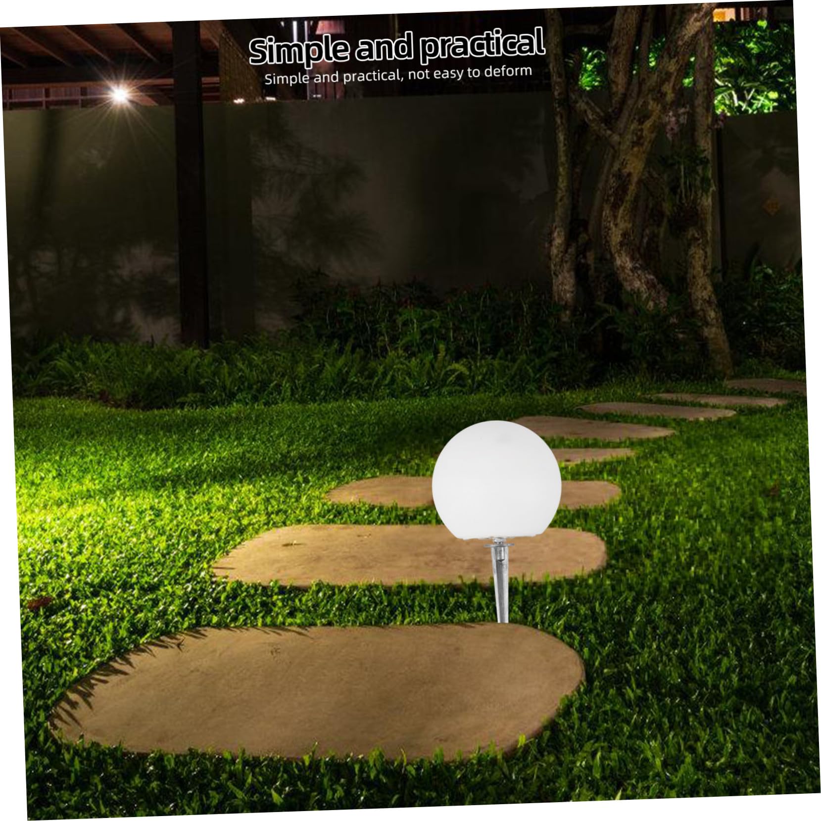 Toddmomy Lampada Sferica Luminosa Bianca in Pe, Led, per Interni | Sfera Globo Decorativa, Installazione Semplice, Risparmio Energetico, per Case e Ambienti Domestici