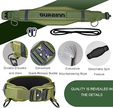 Quick Locking Weighted Belt, Double-Layer Dip Belt for Weight Lifting, Weighted Pull Up Belt for Powerlifting Squat