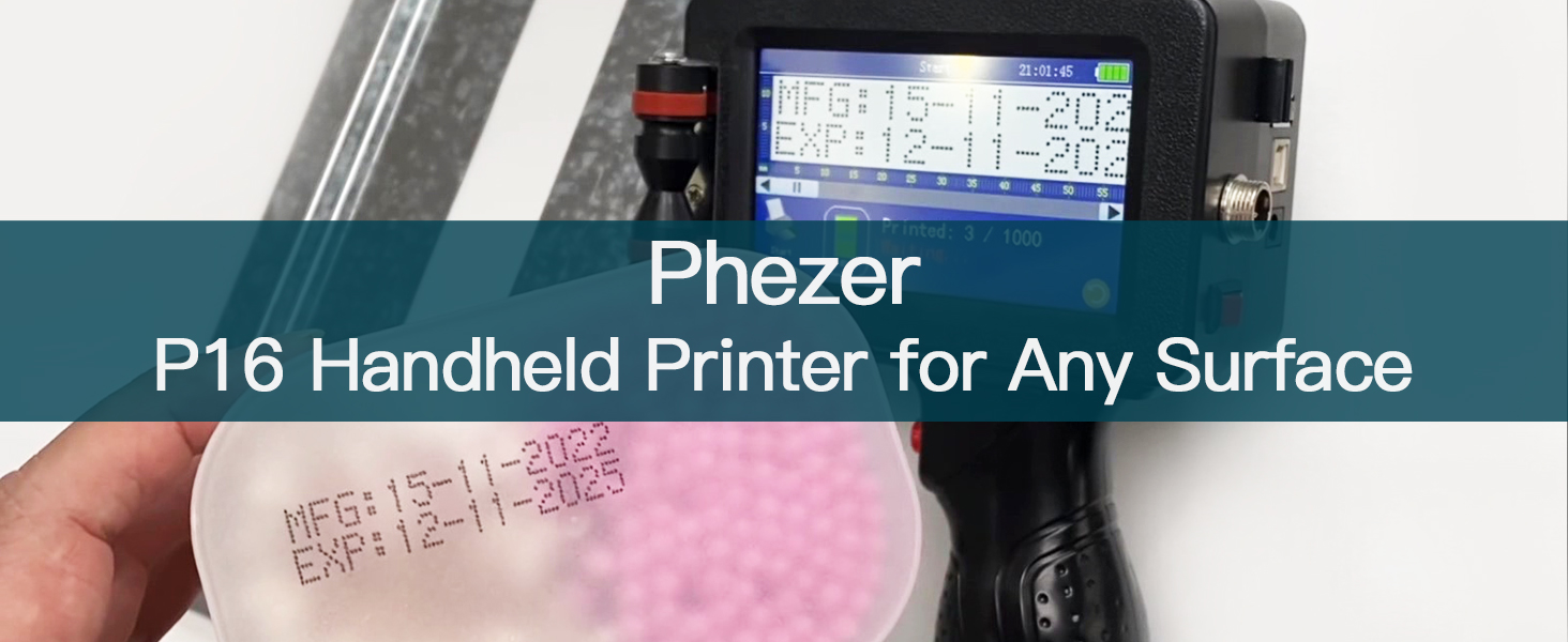 Phezer Upgraded Mn Nkjet Prnter For All Materals PC11 Plus, 25 - View #13