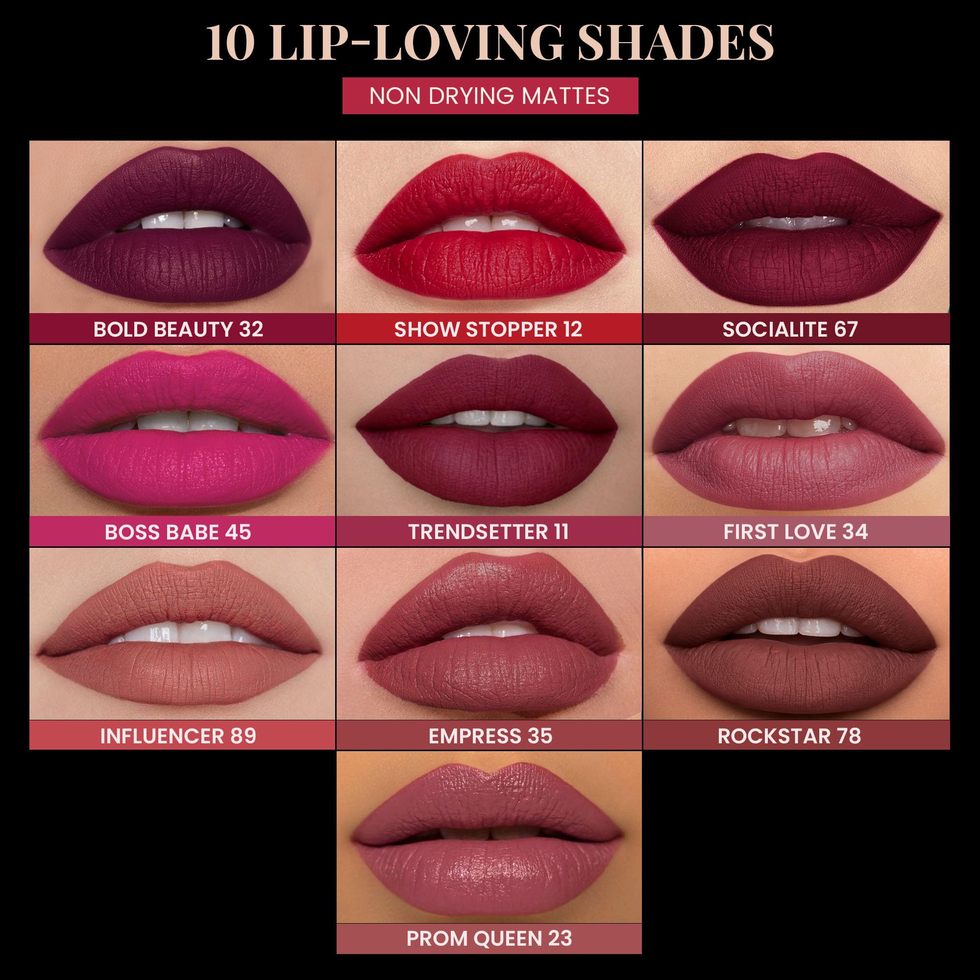 Parul Garg Beauty Creamy Matte Lip Crayon | Soft Matte & Hydrating Formula with Almond Oil & Vitamin E | Rich Pigment & Comfortable Wear | 100% Vegan (Influencer) 4