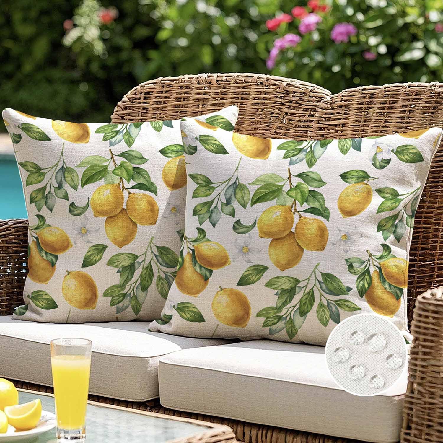 Vgzsyomqib Fiori Multicolor Federe Cuscini Quadrati 50x50 Primaverili Floreali Fodere Cuscini Lino Federa Cuscino da Esterno Set 4 Copricuscini per Divano Arredo Camera Letto Salotto