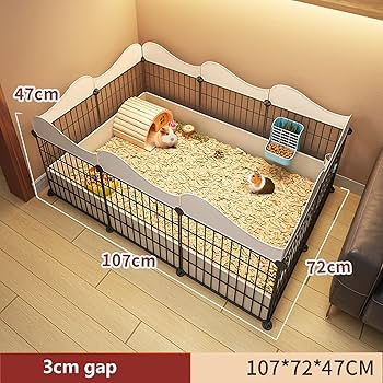 Amazon | フェレットケージ小動物遊び場 大型 モルモットケージ飼い
