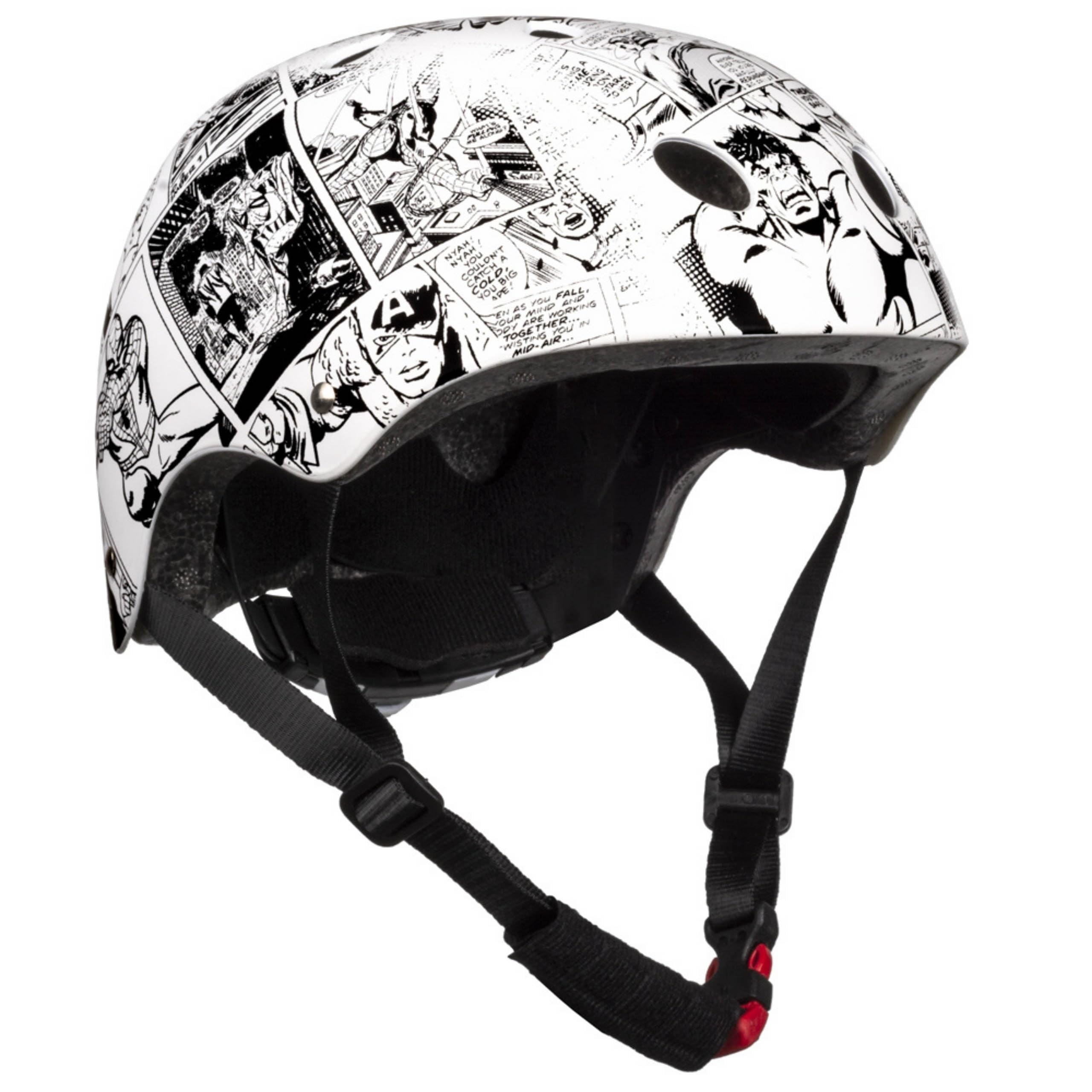 Boys' bicycle helmet SAFE and LIGHTWEIGHT, ADJUSTABLE 52-56 cm, SPORTY Children's helmet, ventilated, HEAD PROTECTION (MARVEL Avengers 3)