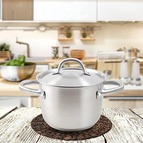 Miniatura 4 de Juego de 6 manteles individuales tejidos rústicos de 12 pulgadas, manteles individuales redondos de tejido de jacinto de agua natural para mesa de