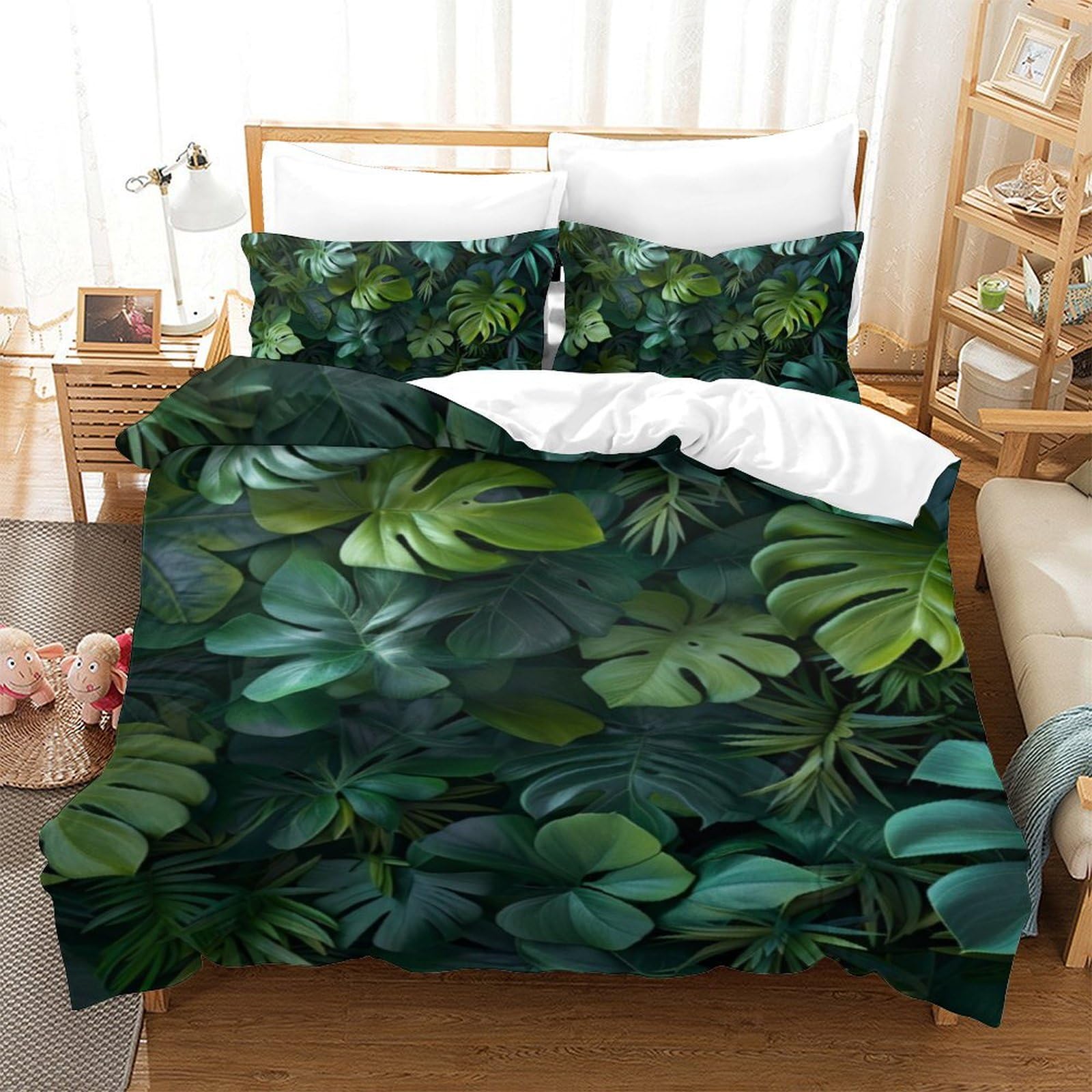 Sets de housses de couettes microfibre super douce finitions haut de gamme