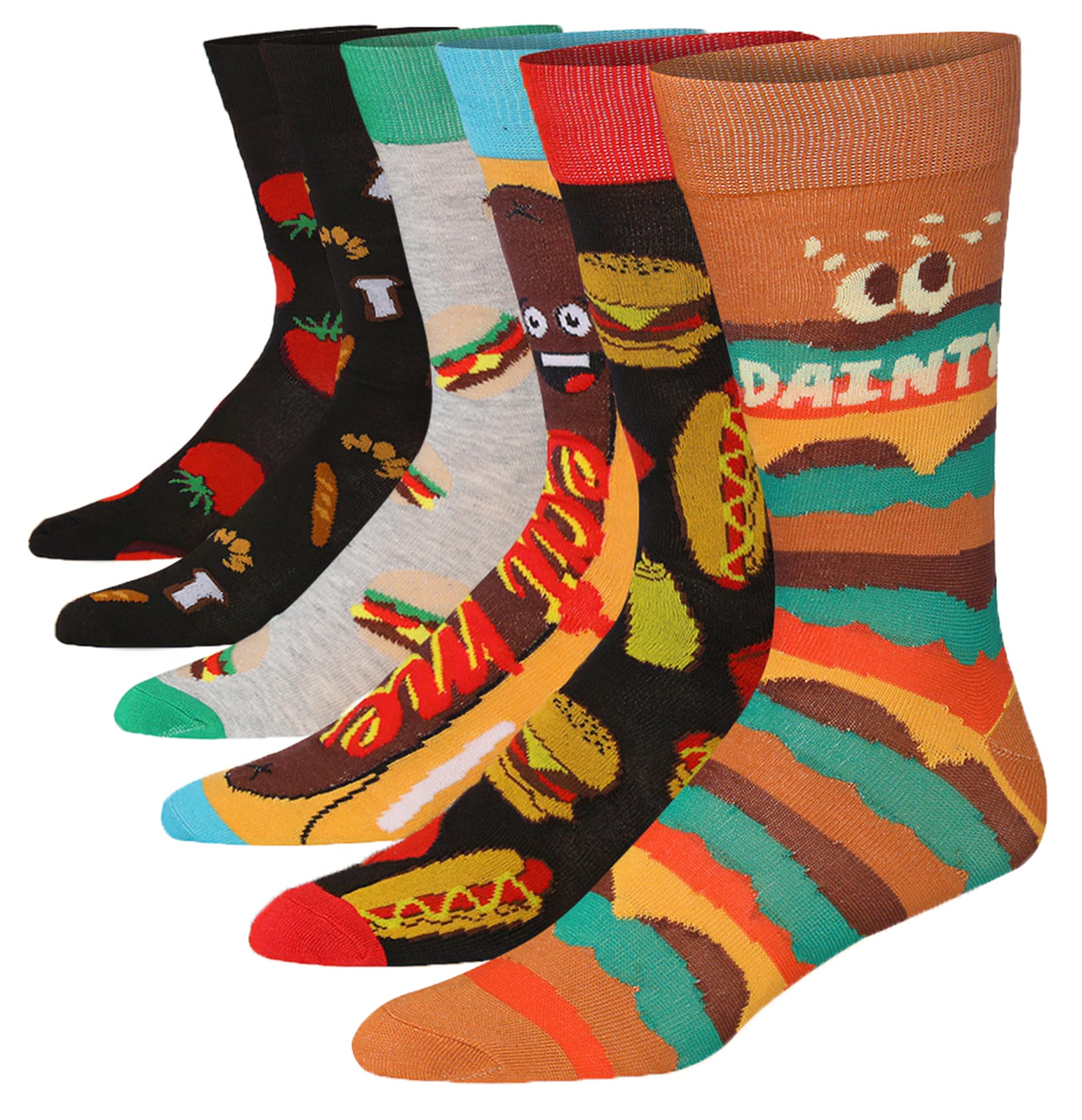 James Fiallo Anzugsocken Herren 6 Paar bunt neu gemustert - Bild 1 von 9