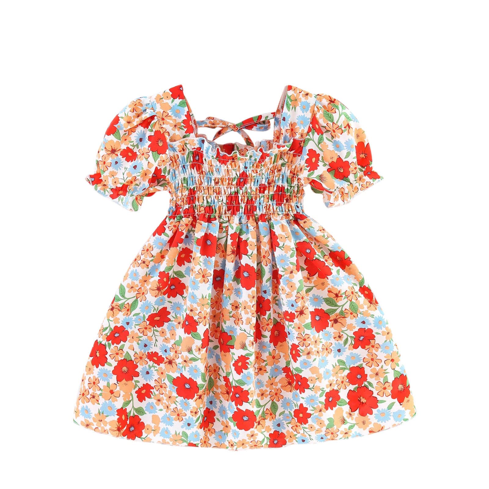 ⭐︎希少⭐︎CARAMEL VINTAGEFLORAL PRINT DRESS 8A LILI et NENE キッズ CARAMEL 2023SS KIDS WOVEN DRESS