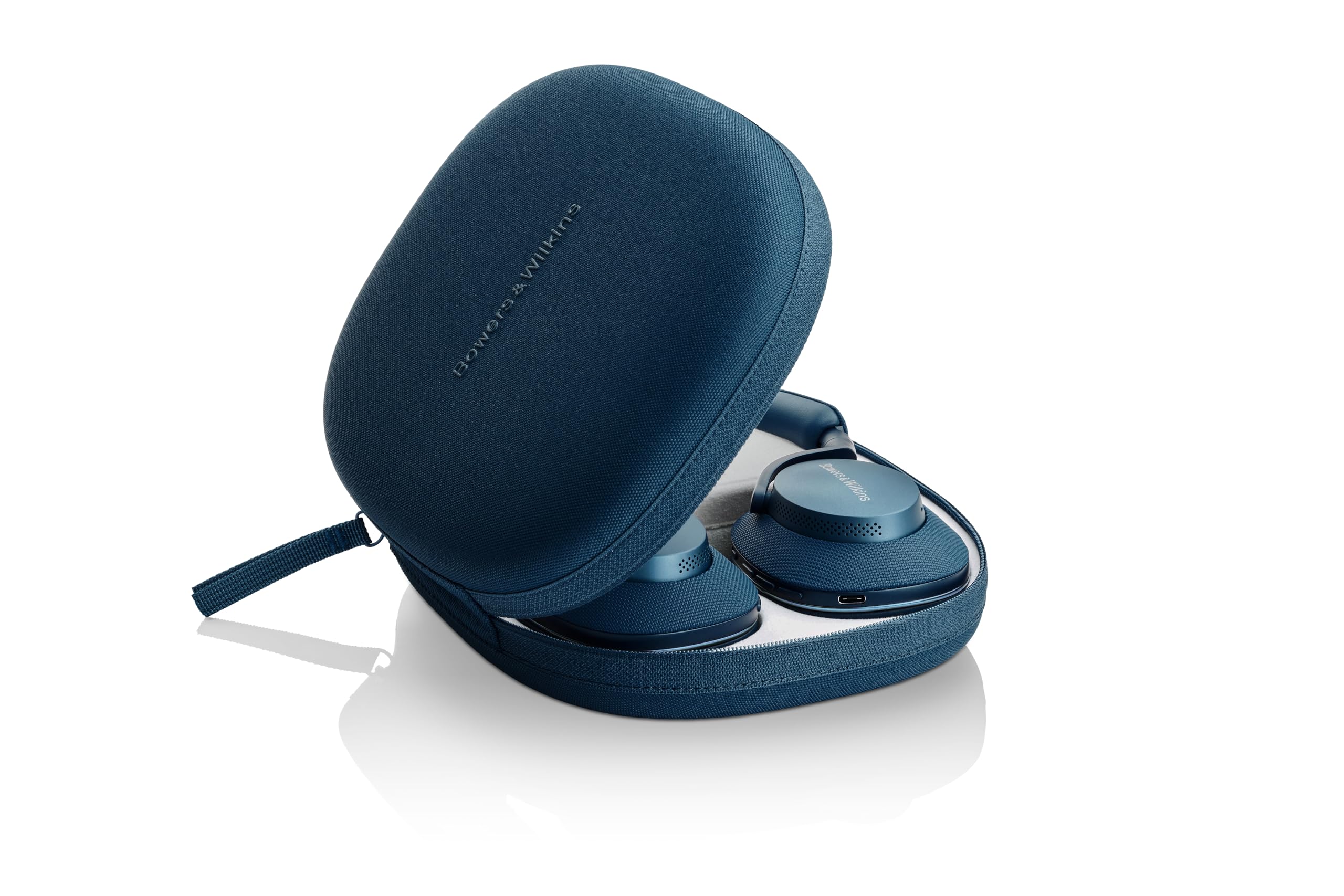Bowers & Wilkins Px7 S2e Casque Supra-Auriculaire sans Fil, Réduction de Bruit, Qualcomm aptX Adaptive, Quick Charge, 30 Heures de Lecture, 6 Microphones Intégrés - Ocean Blue