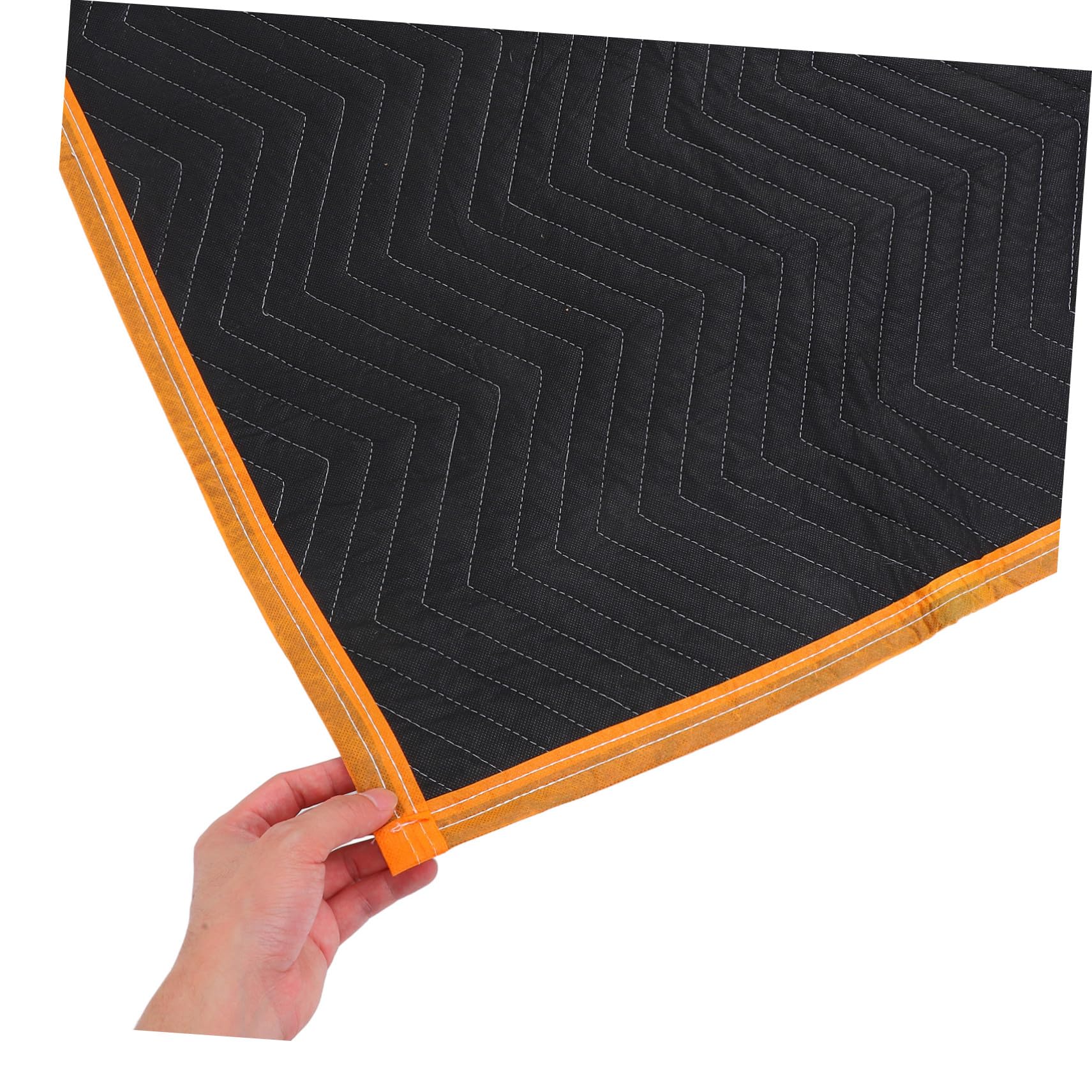Vliesstoff Umzugsdecke Tragbar, Robust Gepolstert, Schwarze